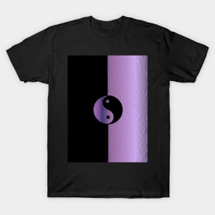 YIN Yang Purple - Yin Yang Art T-Shirt